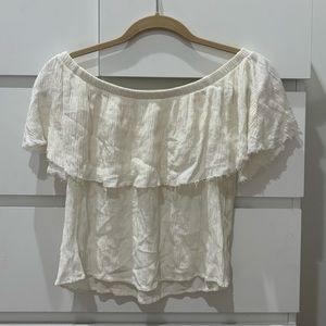 White Off the Shoulder Top